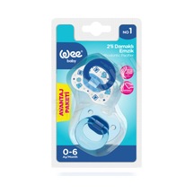 2 Adet Wee Baby 2 Li Damaklı Emzik No:1