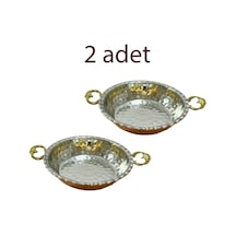 2 Adet Bakır Mini Kahvaltılık Bakır