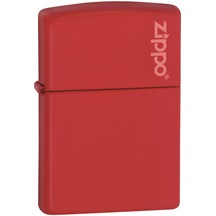 Zippo Çakmak 233Zl Classic Red Matte Lighter Kırmızı Zippo Logolu