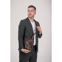Ççs Erkek Çapraz Çanta Ccs31617 Kahve Kahve Kahverengi