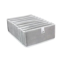 Çok Amaçlı Çekmece Içi Akordiyon Organizer Gri Çizgili Tekli Large