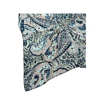 Mim Eşarp Emilya Fres Krep Leopar Desenli Eşarp 90x90 Cm BEj