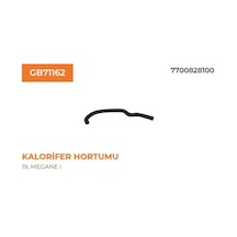 Kalorifer Hortumu Megane R19 1.6 8v