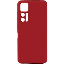 Kilifone - Tcl Uyumlu 30 Plus - Kılıf Mat Soft Esnek Biye Silikon - Kırmızı