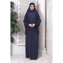 2 Parça Pratik Namaz Elbisesi 8016 Füme 001