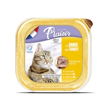 Plaisir Hindi Etli Pate Yetişkin Kedi Yaş Maması 100 G