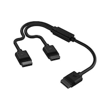 Corsaır Cl-9011124-WW Düz Konektörlü 1 x 600 MM İcue Lınk Y Kablosu Siyah