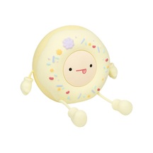 Suntek Silikon Donut Gece Lambası, Komik, Yumuşak, Yatak Odası Beyaz Çok Renkli