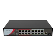 Hılook Ns-0318p-130 B 16xfe+1xge+1xge/sfp Yonetilemez 130w Poe Switch