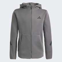 Adidas Ky6295 J Z.n.e. Fz Hd Çocuk Eşofman Üstü Gri