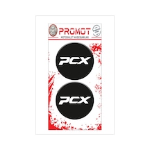Pcx 3d Kabartmalı Damla Logo Sticker 5cm 02