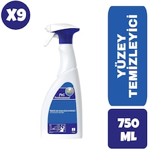 Flash Professional Hijyenik Çok Amaçlı Yüzey ve Cam Temizleyici Sprey 9 x 750 ML