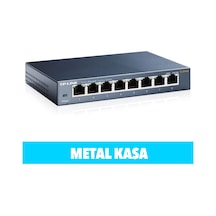 Tp-lınk Tl-sg108, 8 Port, Gigabit, Yönetilemez, Metal Kasa, Masaüstü Switch Tp-lınk Tl-sg108, 8 Port, Gigabit, Yönetilemez, Metal Kasa, Masaüstü Switch