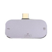 Ebitda Erkek Çift Tip-c + Dp Kadın Hızlı Şarj Veri Adaptörü, 100w, 4k 60hz, Taşınabilir, Mac/win/android Uygun