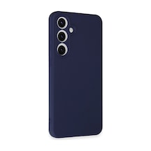 Samsung Galaxy  Uyumlu  S24 Fe Kılıf Nano İçi Kadife Silikon - Lacivert