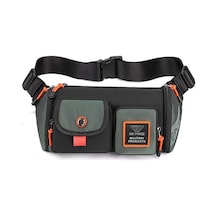 Wepower 5601 Şık Rahat Erkek Göğüs Çantası Su Geçirmez Naylon Tek Omuz Crossbody Çanta Yeşil Yeşil