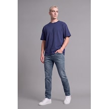 Defacto Sergio Regular Fit Normal Bel Boru Paça Jean Pantolon G6806ax26aunm84 İndigo-nm84