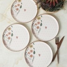 Soft Bloom Nordic Pasta Tabağı 22 Cm 4 Adet 22875 Çok Renkli