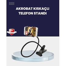 Bfs Güçlü Mandallı Akrobat Telefon Tutucu Masa Araç Uyumlu