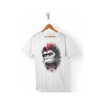Maymunlar Cehennemi Caesar Evrim Evolutıon Maymun War Planet Apes Erkek Tişört 001
