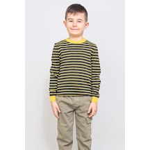 Alexandergardı Çocuk İnce Çizgili Kazak C21-18935 001