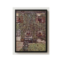 Klimt Ormancının Evi Çerçevesiz Poster 21x30 Cm A4 Tablo Art Nouveau Duvar Dekoru