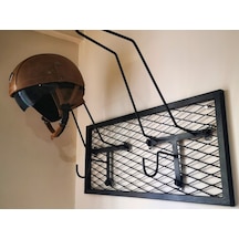 Motorcu Kask Askısı, Metal Kask Askısı Se-x2 Iron X2v5