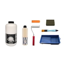 Cadence 2 Litre Antik Beyaz 500Ml Taş Vernik Set