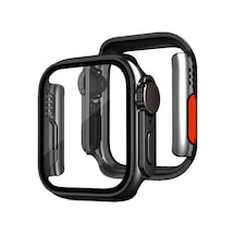Newface Apple Watch 40mm Watch 49mm Kasa Dönüştürücü Ve Ekran Koruyucu - Siyah Açık Mor