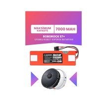 Roborock S7+ Uyumlu Batarya Maksimum Kapasite 7000mah Pil Robot Süpürge Bataryası