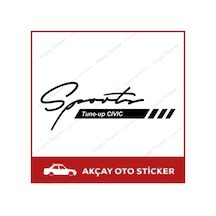 Sport Tune Up Civic Sticker Cıvıc Oto Sticker Civic Araba Sticker