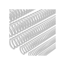 Kayreb Spiral Plastik Helezon 100 Lü 25 Mm Şeffaf Çok Renkli