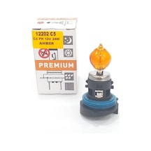 Premıum 12V Gündüz Sürüş Ampulü Soketli Turuncu 24W N11.3884