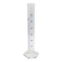Cam Mezür Dereceli Silindir - Boyut Seçenekleri İle - 50 Ml
