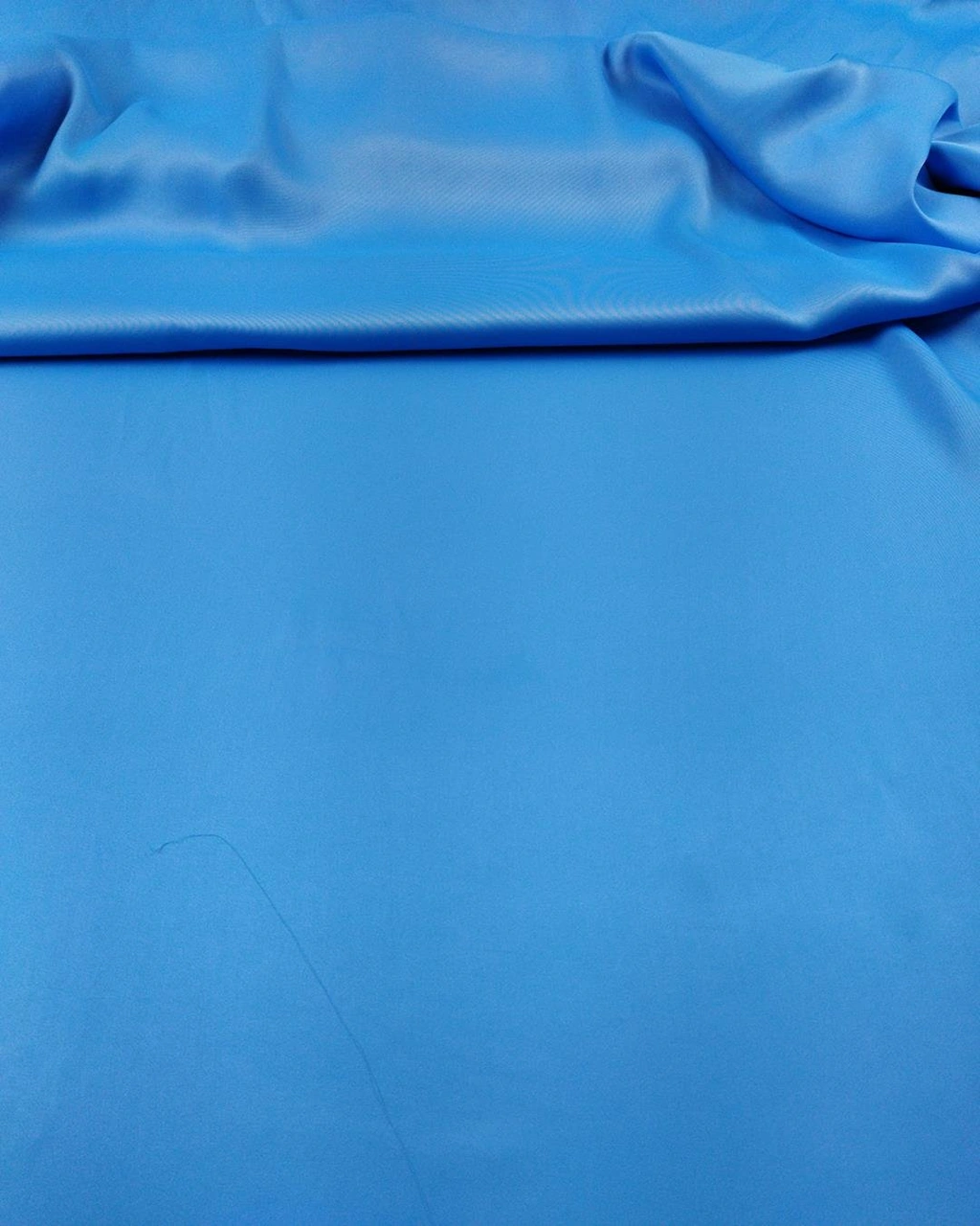 İnce Saten Mavi Renkte En 130 Cm X Boy 210 Cm -2437