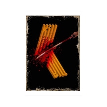 Bedeko Kill Bill Tasarım Ahşap Tablo 35 Cm X 50 Cm