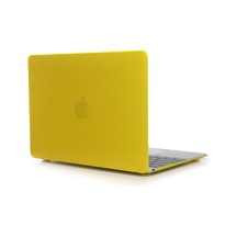 Arabulalaca Macbook Pro 13.3'' A 1502 - A 1425 Kılıf Mat Doku Hardcase Kapak Sarı