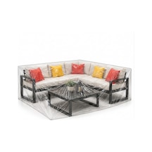 En Çok Tercih Edilen Şeffaf Bahçe Mobilyası Koruma Örtüsü,su Geçirmez,pvc Balkon,teras,masa Takımı Koruyucu Kılıf,160x230x100 Diğer