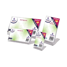Mapi L Tipi Afiş Taşıyıcı Ayarlı Alt Taban 52 X 74 Mm Dikey