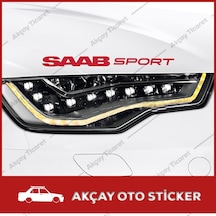 (2 Adet Set) Saab Sport Sticker Saab Oto Sticker Araba Sticker