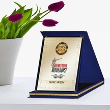 Kişiye Özel Yılın En İyi Mekatronik Mühendisi Lacivert Plaket Ödü