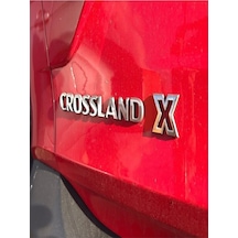 Opel Crossland X Krom Bagaj Yazısı