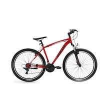 Bisan Leon V-24 Kırmızı Kadro:19 İnc-48 Cm Vites: 3x7 Tekerlek:27 Kırmızı - Siyah