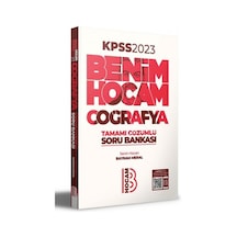 2023 KPSS Coğrafya Tamamı Çözümlü Soru Bankası- Benim Hocam Yayınları