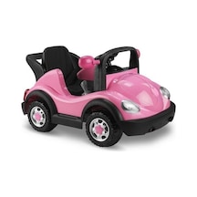 Babyhope W431R Hub Akülü Araba 12V Uzaktan Kumandalı Pembe