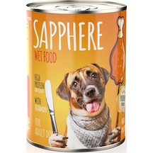 Sapphere Kümes Hayvanlı Yetişkin Köpek Maması Konserve 400 G