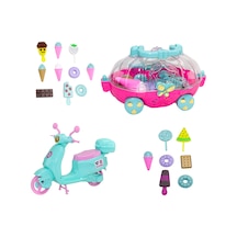 Oyuncak Dondurma Arabası scooter'lı 19 Parça Set