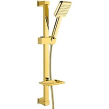 Vilas Balzano Gold Kare Sürgülü Duş Seti | Duş Sistemi