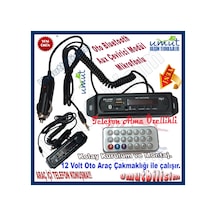 Çakmaklık Girişli Oto Teyp Dönüştürücü Bluetooth Aux Sd Kart Usb
