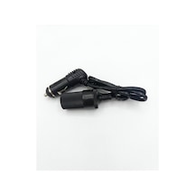 Araç Çakmaklık Uzatma Kablosu 12-24 Volt 10 Amper 2 X1 Mm Ttr Bakır 75cm-siyah